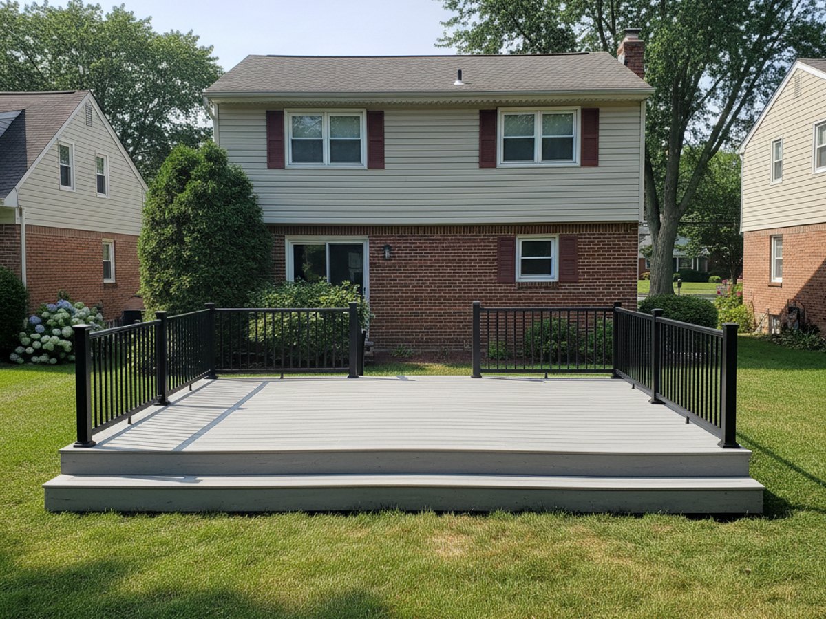 Composite Decking Installation completed by Coastal Deck Solutions in Edison, NJ