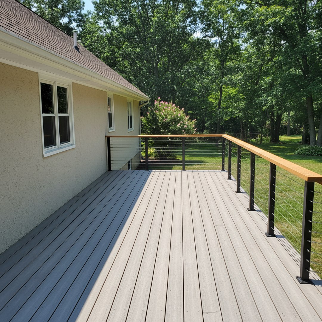Deck Railing & Balusters completed by Coastal Deck Solutions in Woodbridge, NJ