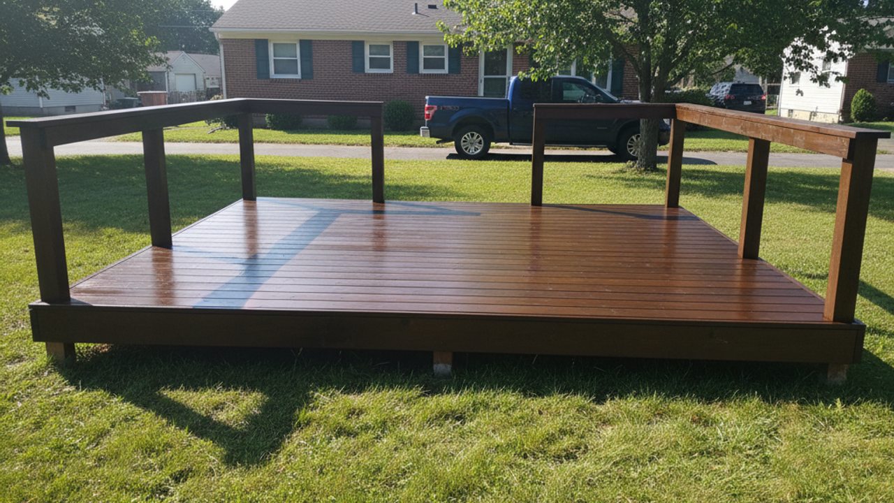Deck Removal & Demolition completed by Coastal Deck Solutions in New Brunswick, NJ