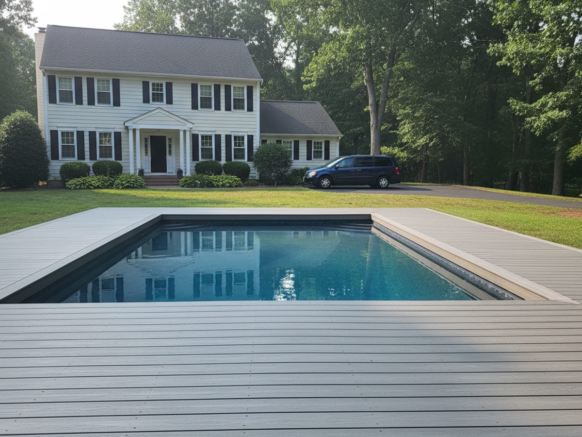 Custom Deck Design completed by Coastal Deck Solutions in Newark, NJ