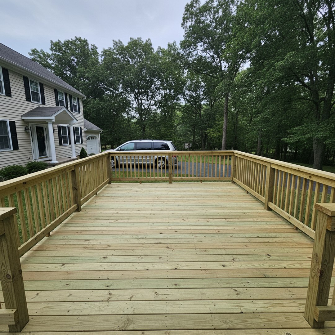 Deck Railing & Balusters completed by Coastal Deck Solutions in Paterson, NJ