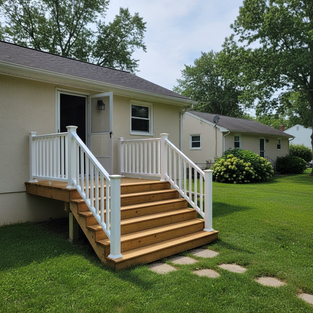 Custom Deck Design completed by Coastal Deck Solutions in Rahway, NJ